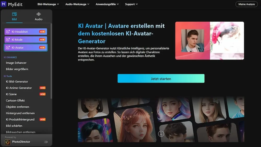 MyEdit - Haarfarben testen mit dem besten Online-Editor